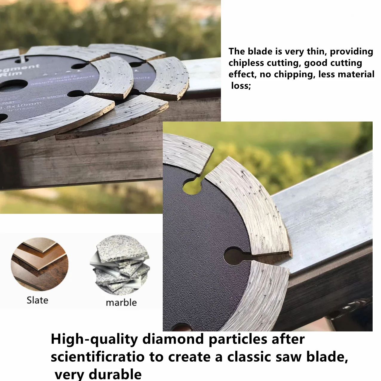 ใบตัดหินขนาดเล็ก 76 มม. ใบเลื่ - Angle Grinder Diamond Blade Concrete บทวิจารณ์และราคา