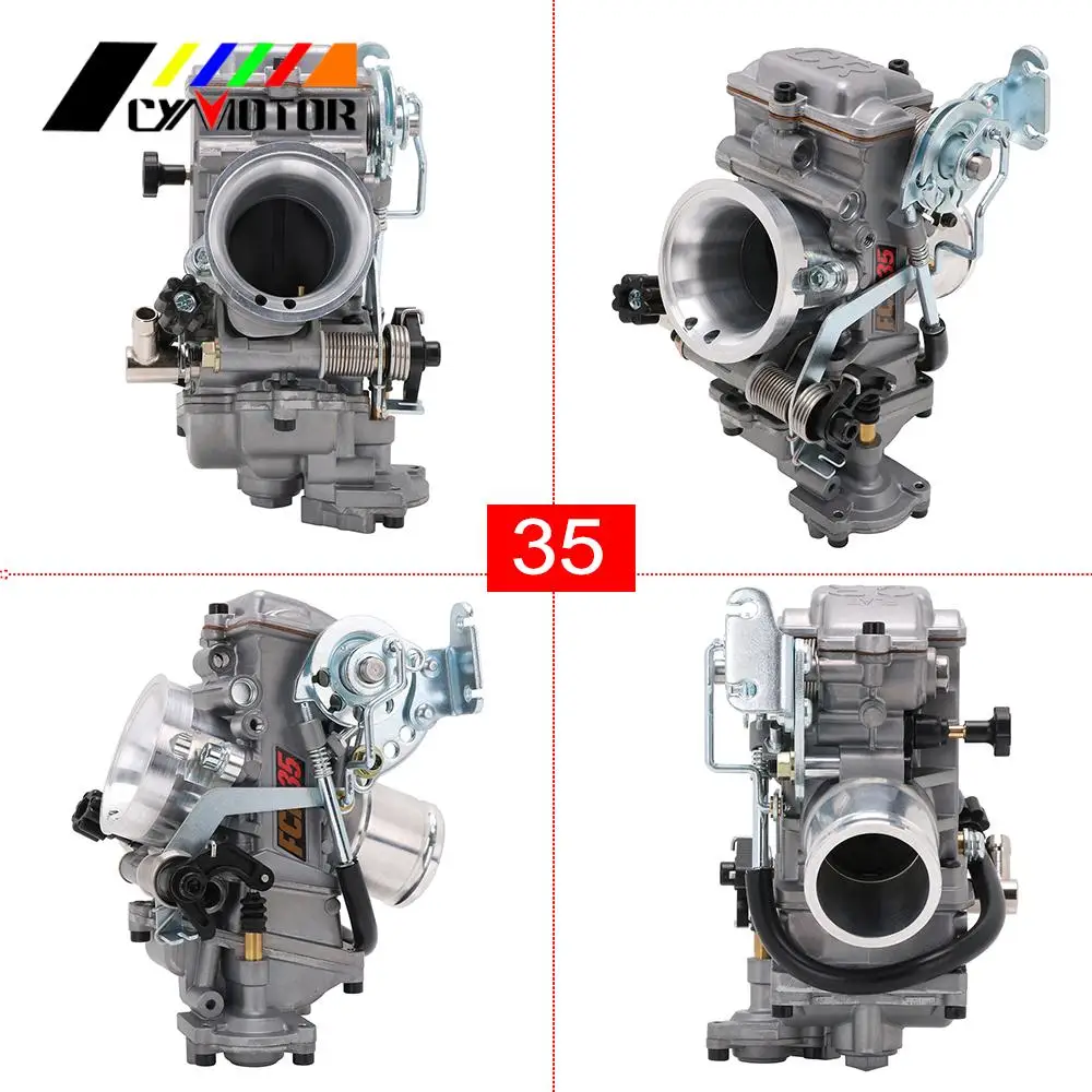 Motorcycle Zinc Alloy Carburetor Carburador FCR 28mm 35mm 41mm Power Jet Universal For Keihin Honda KTM CRF 250cc-450cc