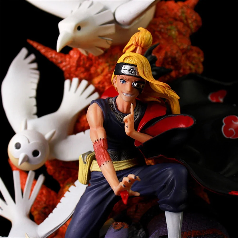 41 cm Naruto Akatsuki Deidara PVC Statue Modell Anime Cartoon Sammlung Figur Desktop Ornament Dekorationen für Kind Geburtstag Geschenk