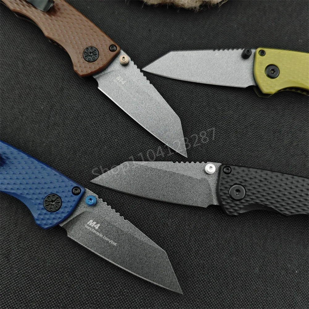 NEW Folding Knife BM 290 Aviation Aluminum Handle M4 Steel Blade High Quality Outdoor EDC Survival Camping Hiking Tools