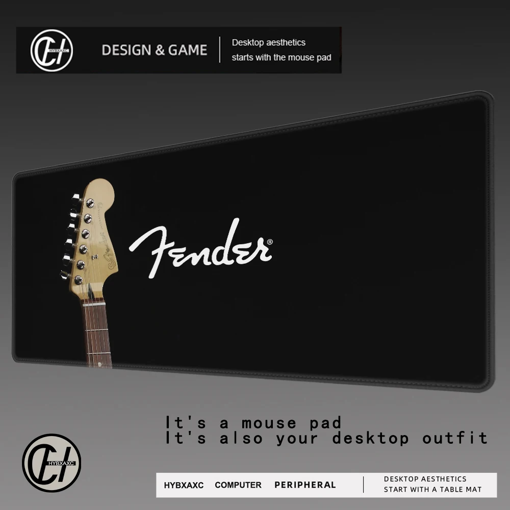 Große Xxl Mousepad Fender Gitarre Maus Pad Gamer Tastatur Matte Spiel Matten Büro Zubehör Mausepad Gaming Computer Tisch Stich