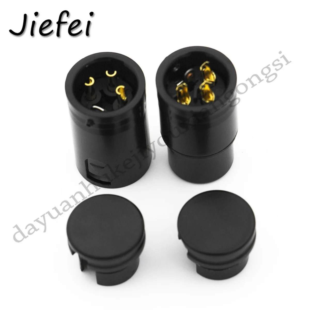 Imagem -04 - Pin de Ouro Preto Escudo Profissional Pinos Ângulo Reto Xlr Macho e Fêmea Plug Alta Qualidade Novo 2050 Pcs