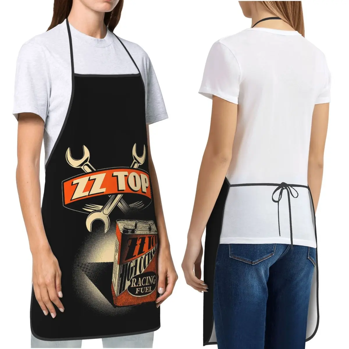 Vintage Band Legend Alternative 90s Hip Hop Music Aprons Chef Cooking Baking Tablier Bib Kitchen Cleaning Pinafore for Women Men