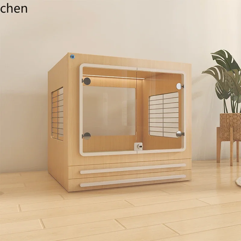 dog cage furniture small and medium-sized pet-proof cage villa indoor dog kennel with toilet