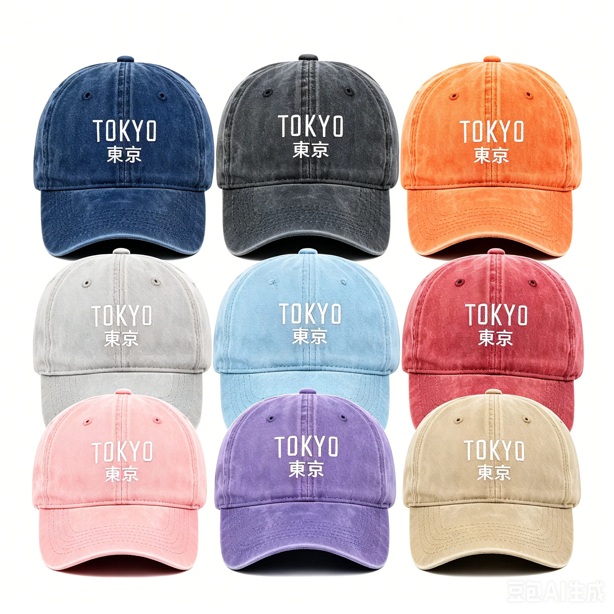 

Tokyo Japan Casual Baseball Cap Running Hippie Hip Hop Hats Summer Hot Sale Unisex-Teens Streetwear Snapback Cap Kids