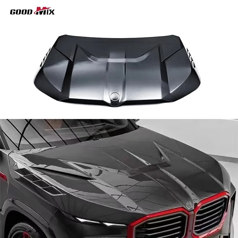 LD Style PrePreg Dry Carbon Fiber Front Engine Hood for BMW XM G09 Body Kit Aero Part