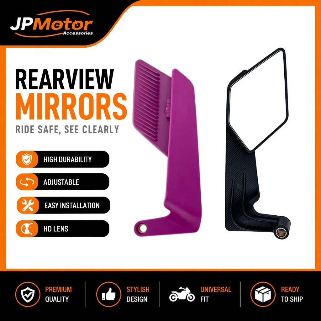 Stealth Winglets Side Mirror for Aprilia TUONO & YAMAHA GTS GTV, Motorcycle Rearview Pair