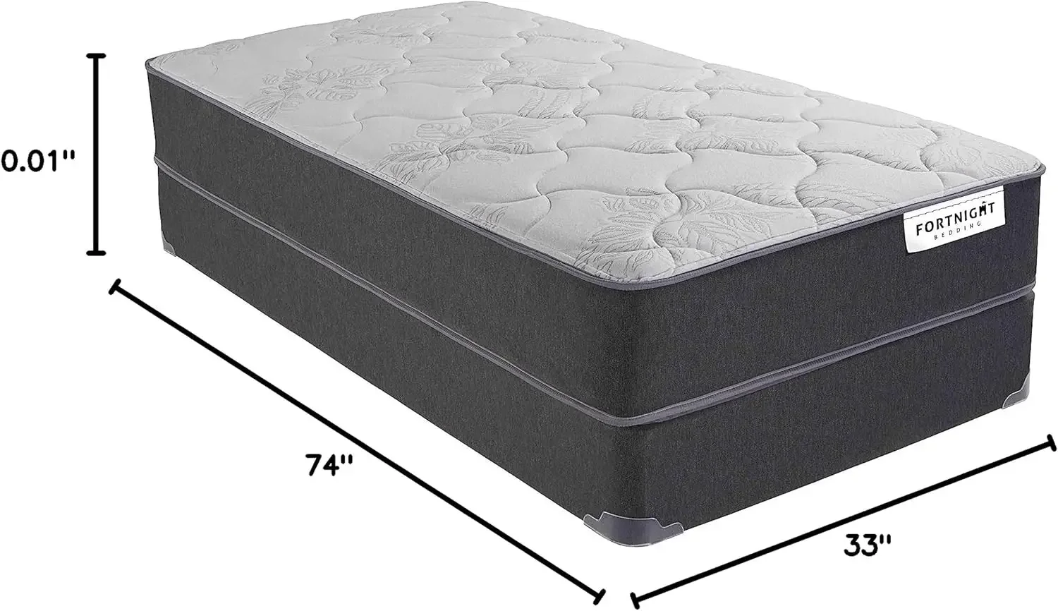 9 Inch Hybrid Medium Firm Mattress Memory Foam and Pocket Coil- Certipur-US Certified Made in USA (33 X 74)