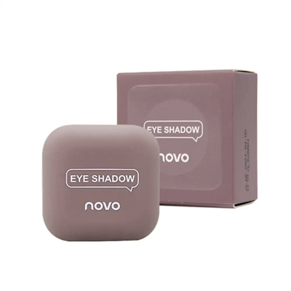 NOVO シャドウ グリッター アイシャドウ 持続性のあるシングルフィンガーチップアイシャドウ 新しいトレンドカラー シマーメタリックアイメイクアップ化粧品