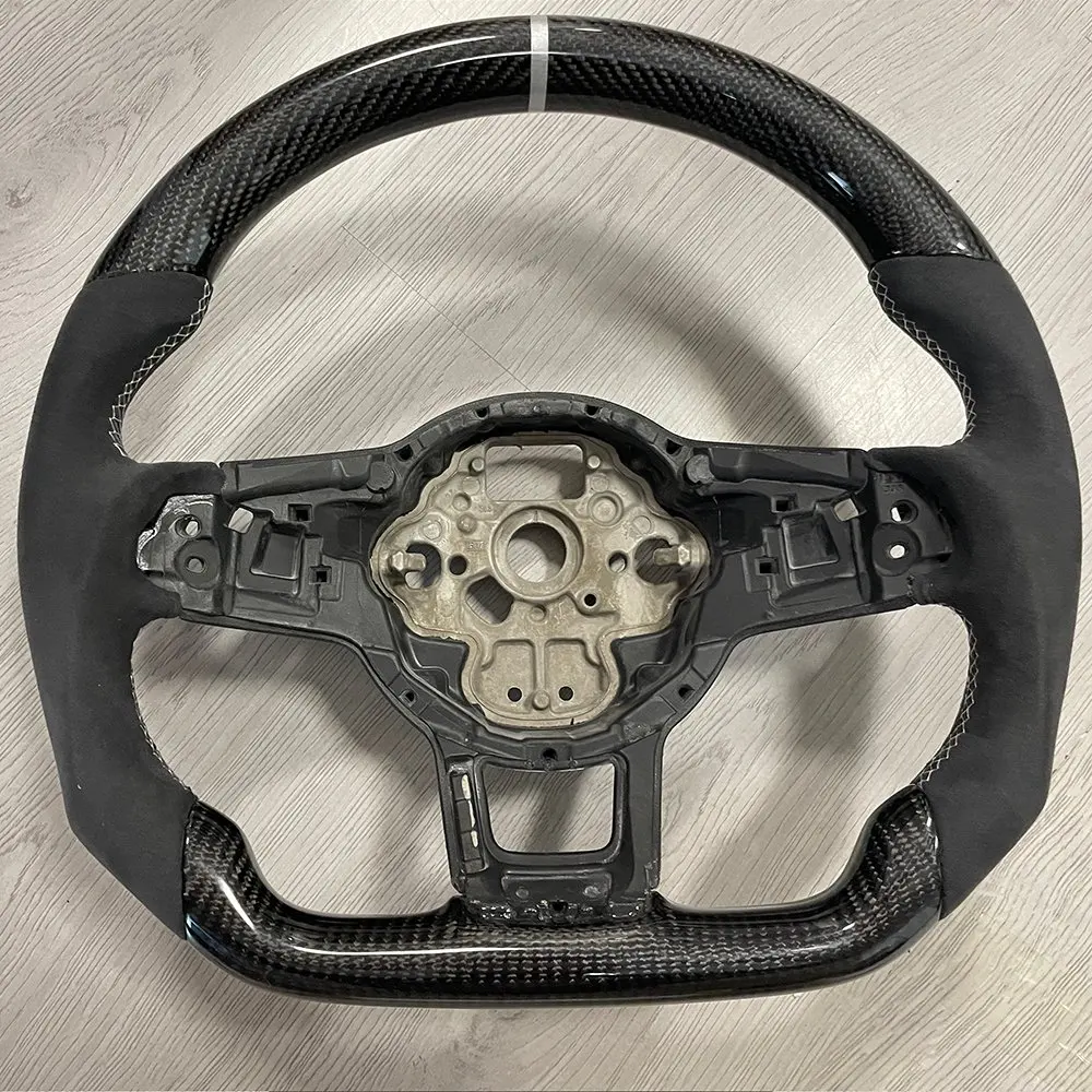 Auto stuurwiel geschikt voor VW Golf MK6 MK7 7.5 GTI GTD GTE R Polo Passat Tiguan Alcantara stuurwiel Auto Accessoires