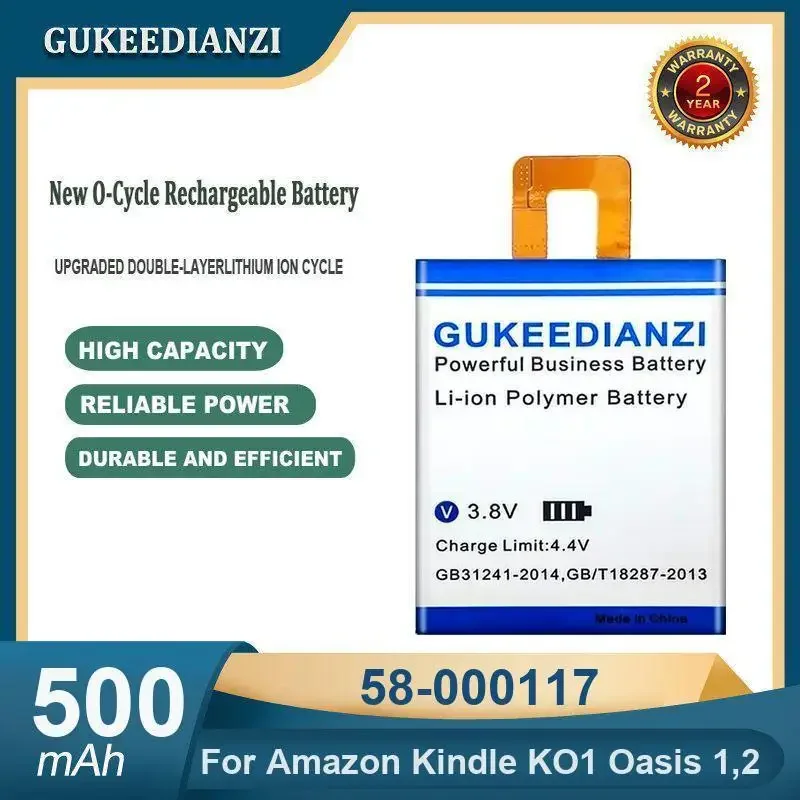 

Аккумулятор для планшета большой емкости 500 мАч 58-000117 для Amazon Kindle KO1 Oasis 1,2