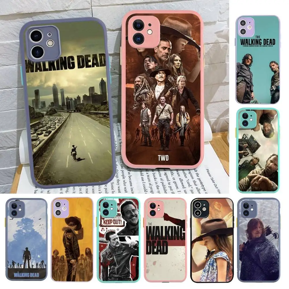 

Horror The W-Walking D-Dead TV For IPhone 11 12 13 14 15 16 Pro Max Plus Matte Translucent Phone Cover