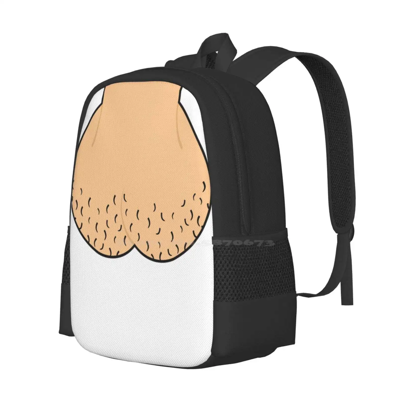 Sack! New Arrivals Unisex Bags Student Bag Backpack Funny Sack Scrotum Balls Ballbag Zombie Horror Pink Skin Testicles