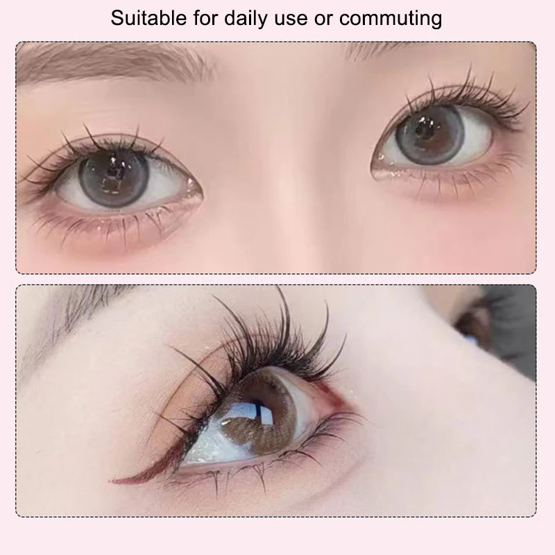 DIY 36 Cluster Self Adhesive Eyelashes Natural Long Fake Eyelash Extension NO Glue Needed Individual Lashes Makeup Tools