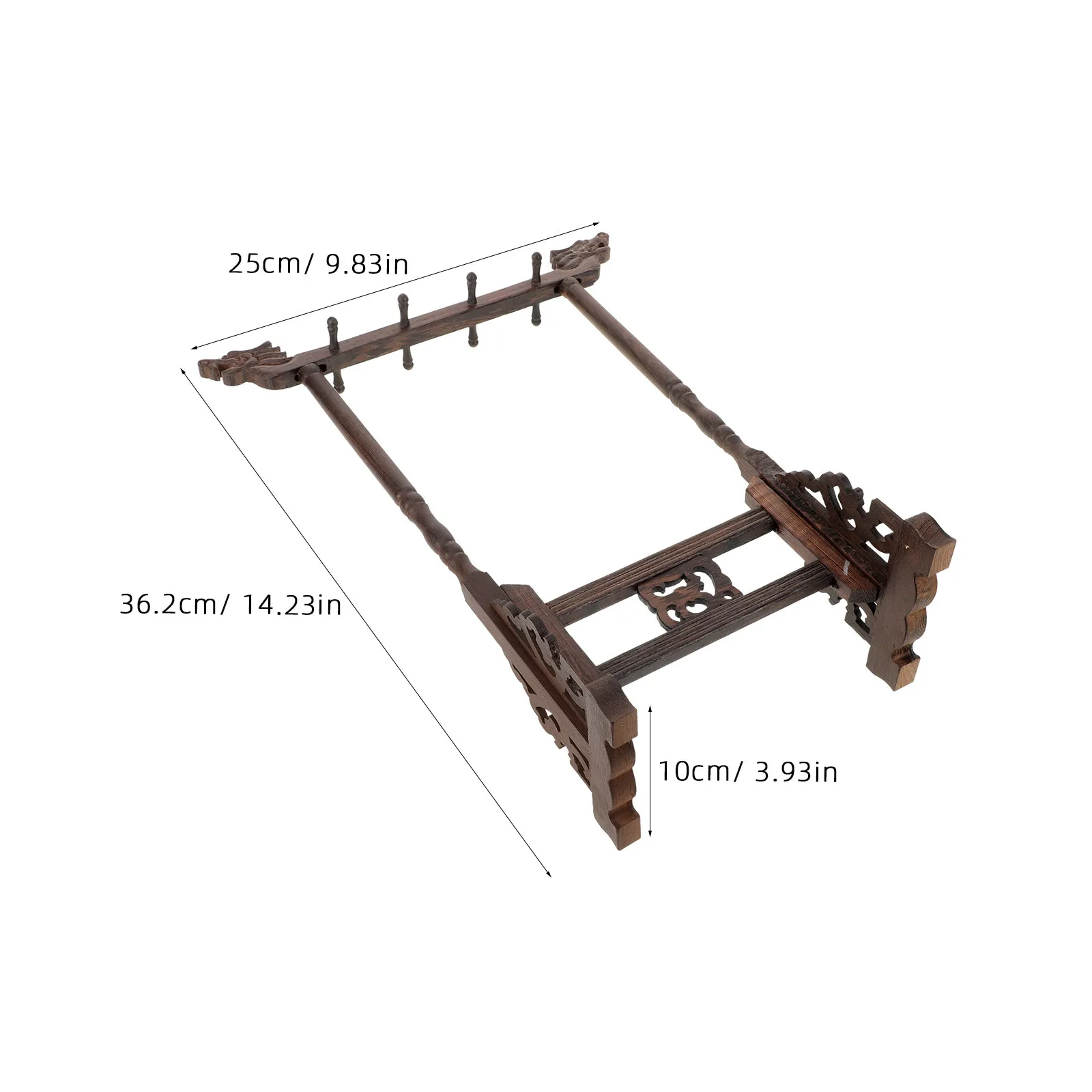 Wood Brush Pen Holder Brush Stand Desktop Hanging Rack Multipurpose Pen Storage Organizer Desktop Rack