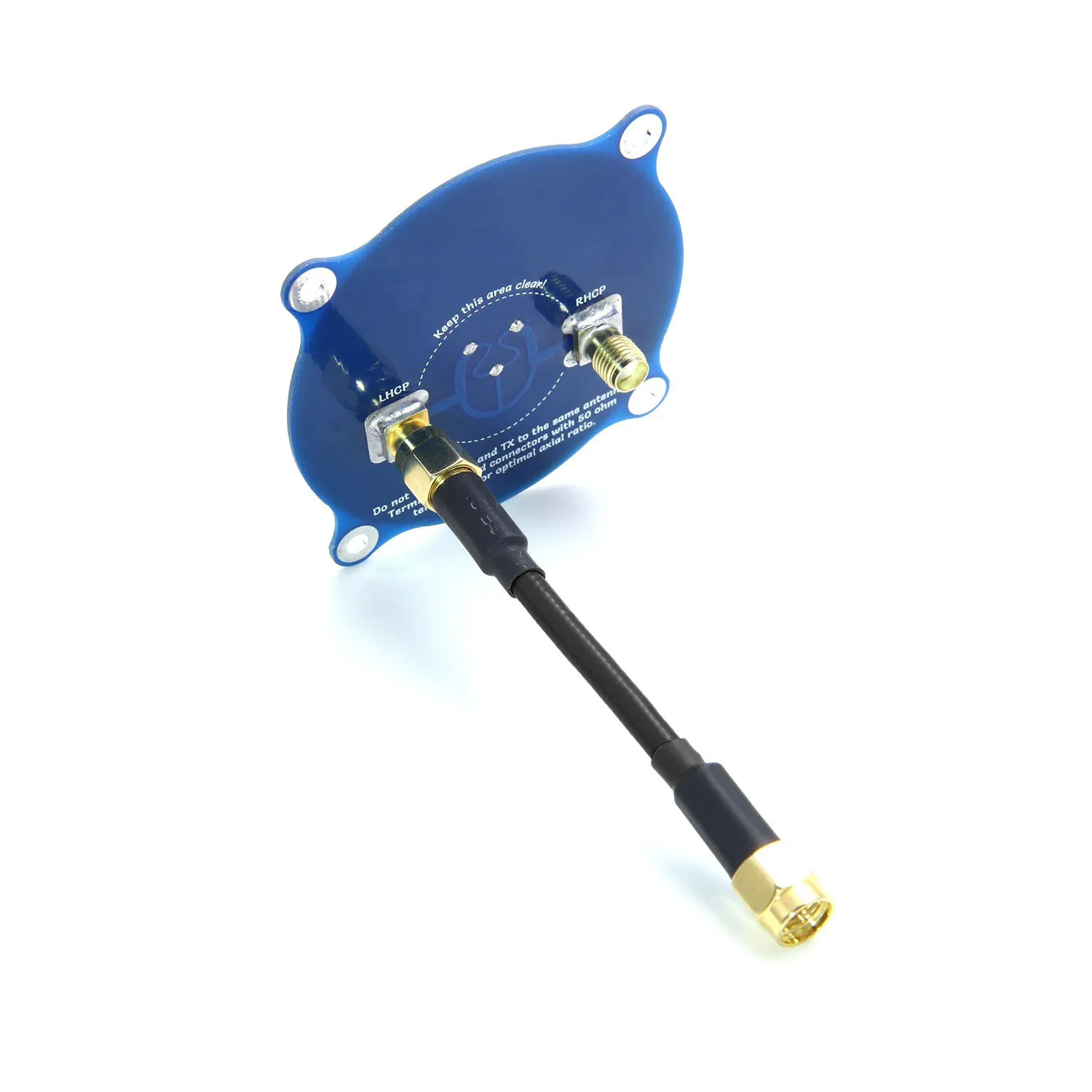 For Triple Feed Patch-1 5.8G 9.4 DBI Circular Polarized FPV Antenna Conversion Composite Material 55 Beam Drones Accessories
