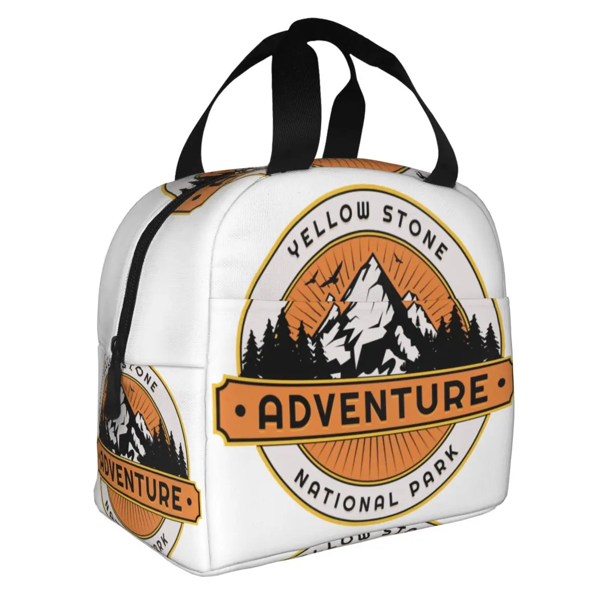 Yellowstone National Park Insulated Lunch Bags for Work School Resuable Thermal Cooler Lunch Box
