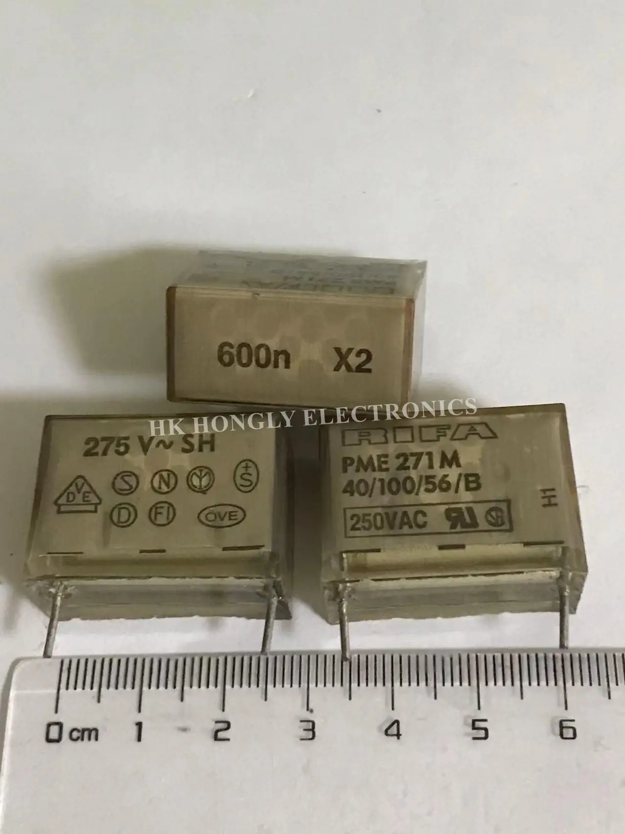 2PCS PME271M PME 271 M PME271 600n X2 275VAC 0.6UF 604 Short Pin and Long Pin P=25.4mm Film Capacitor