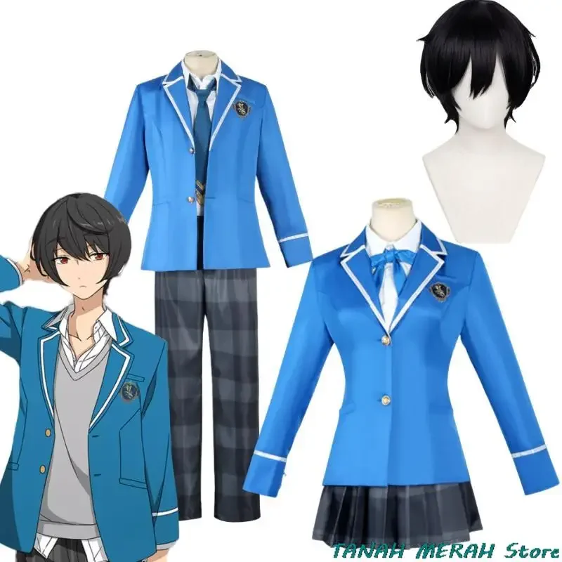 Anime Ensemble Stars Cosplay Knights Tsukinaga Leo Trickstar Hokuto Hidaka Narukami Arashi Aoi Yuta Boy and Girl School Uniforms