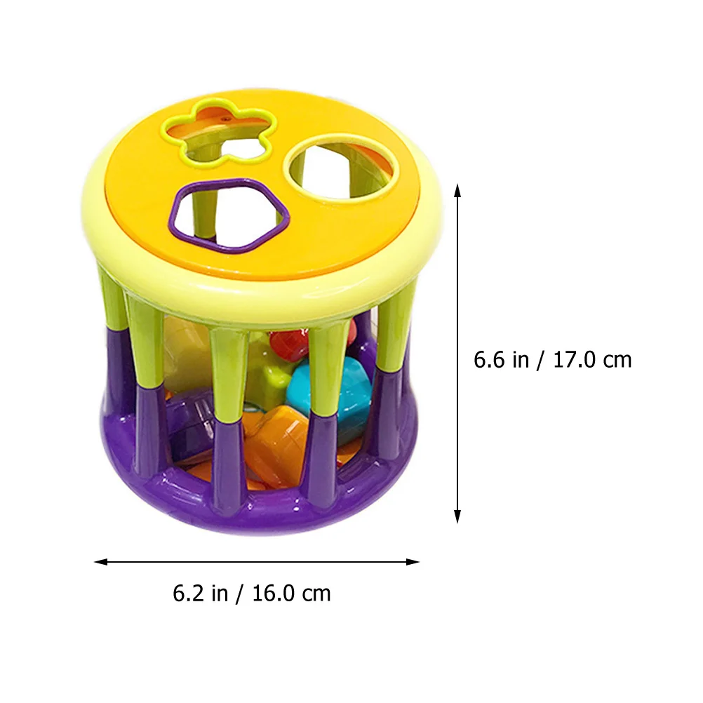جرس يدوي تعليمي مبكر من البلاستيك الناعم للرضع، هدية تعلم عضاضة حسية تنموية #1