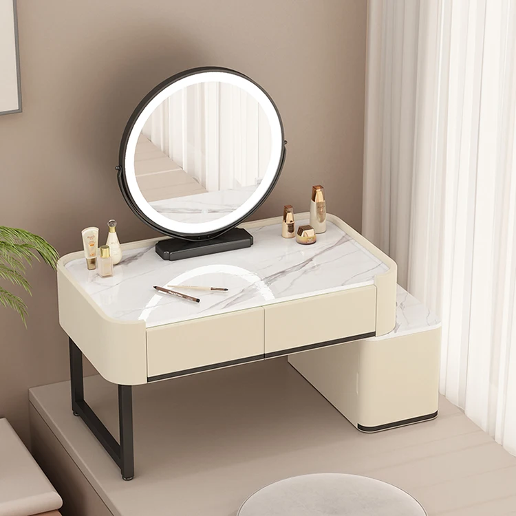 Low Small Vanity Table Universal Funky Professional Vintage Simple Dressing Table Irregular Comoda Pra Quarto Home Decoration
