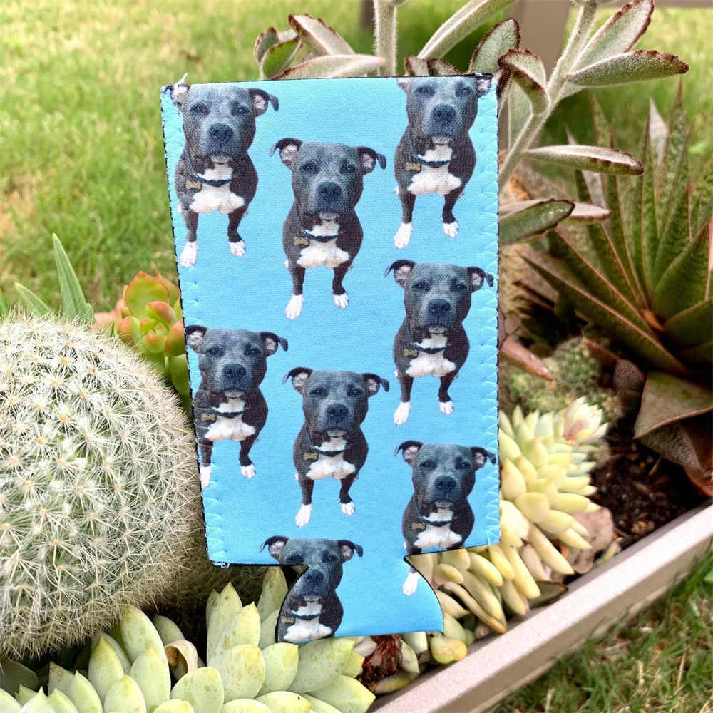 

Custom Pet Gift, Personalized Pet Can Cooler, Slim Can Cooler with Your Photo, Pet Photo Gifts, Custom Can Cooler with your Phot