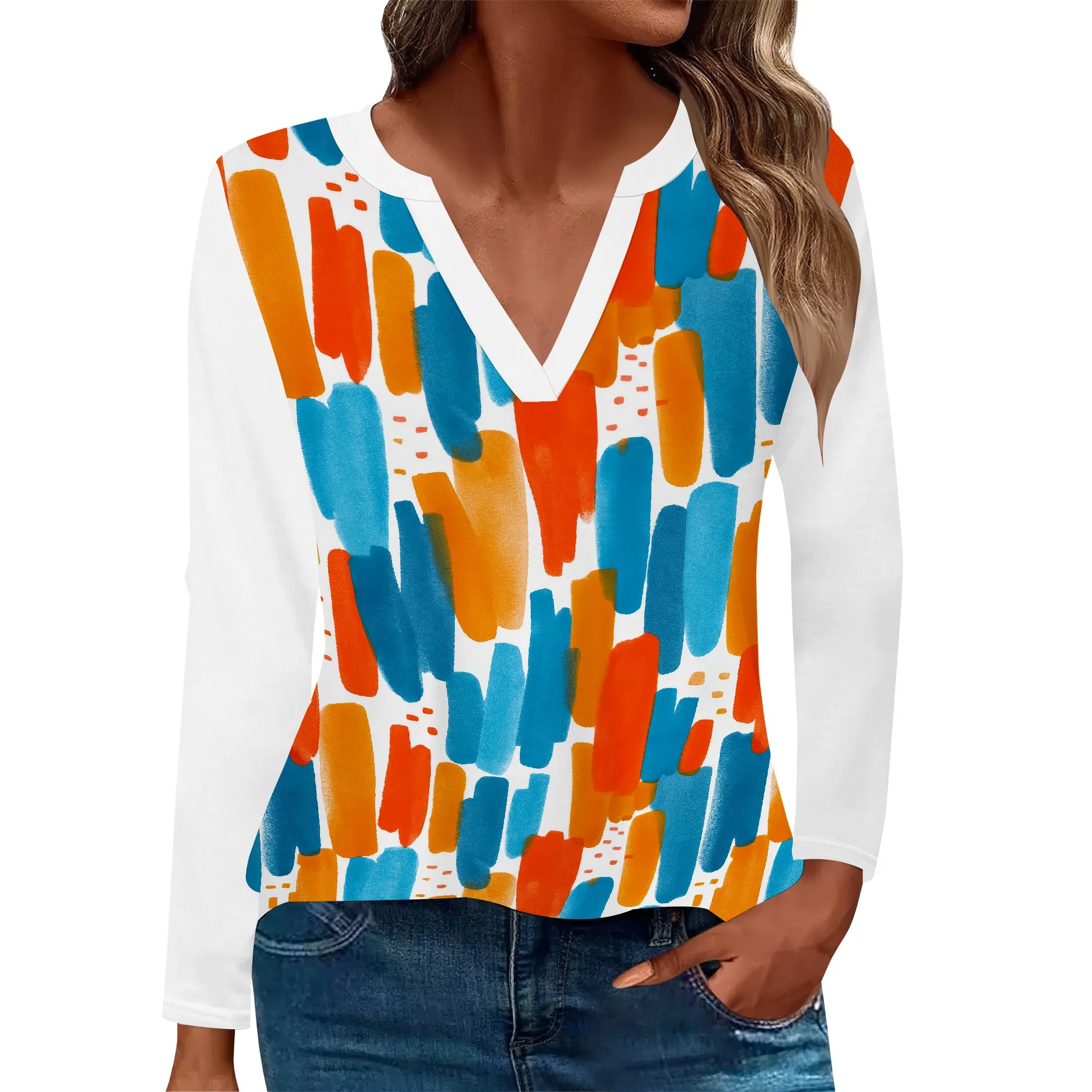 

Women's Fall Puff Long/Short Sleeve Tunic Tops Pleated Crew Neck Shirts Blouses Casual Loose T-Shirts