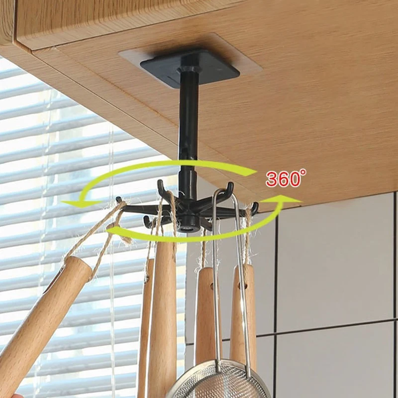 Multi-Purpose Rotatable Rack for Kitchen Utensils