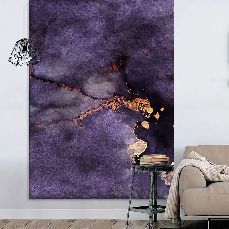 سجادة أرجوانية اللون لغرفة المعيشة ، ديكور المنزل ، مساحة الأرضية ، سجادة كبيرة الحجم ، أريكة ، كرسي ، مانع للانزلاق ، غرفة النوم ، حصائر القدم الناعمة #2