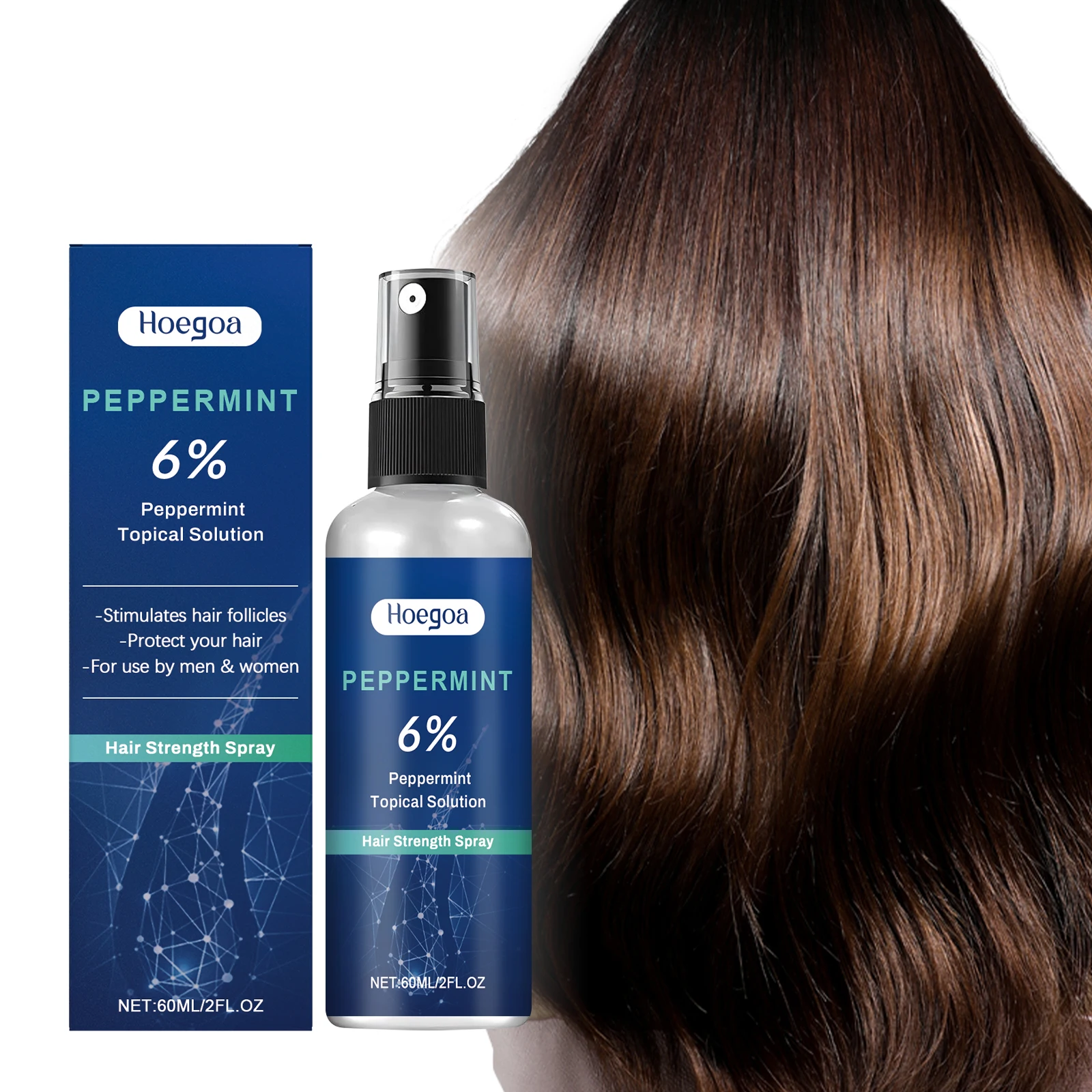 Unisex Anti-Hair Loss Spray & Hair Growth Serum - Nourishes Scalp, Promotes Hair Growth, & Provides Healthy Nutritional Care