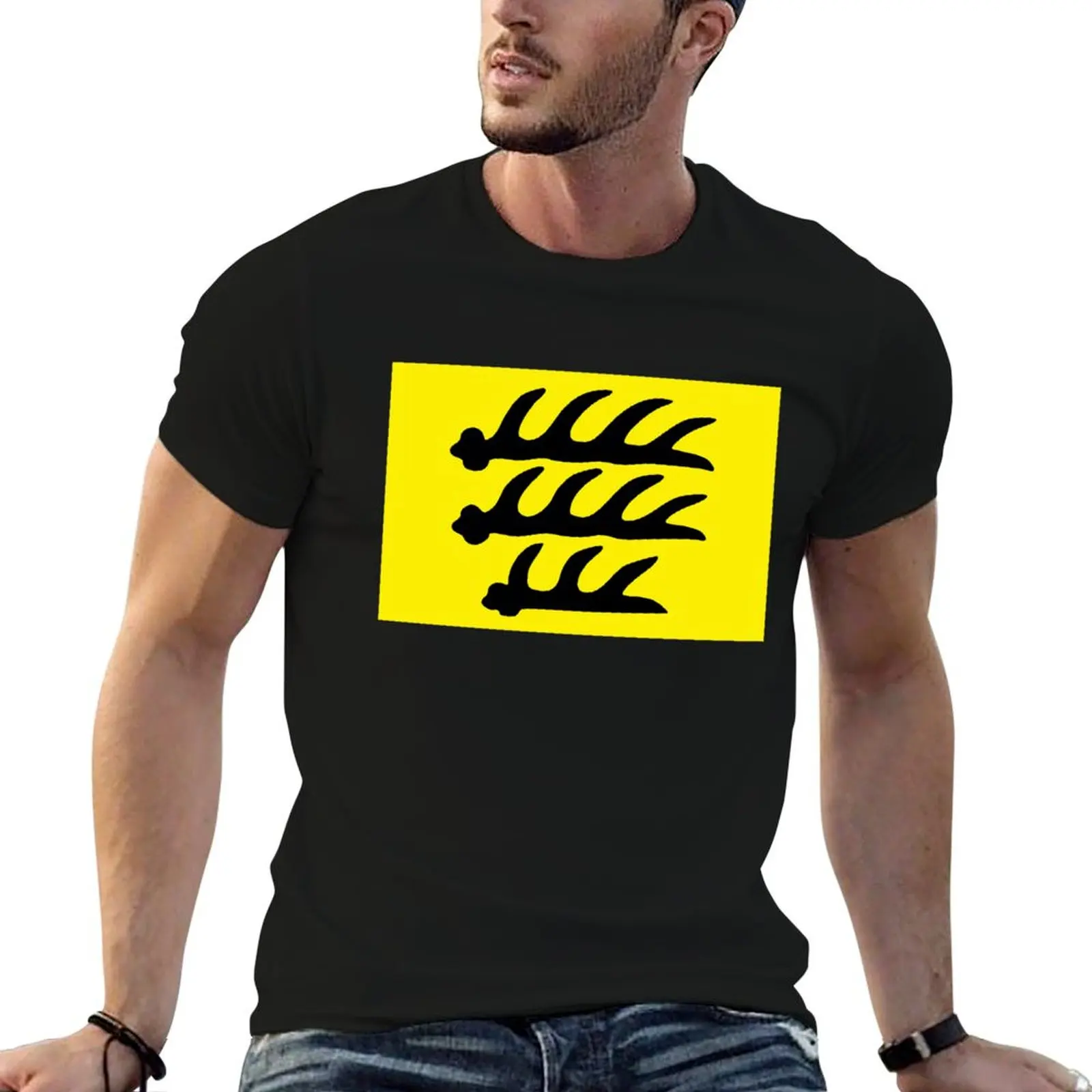 

Duchy the of man (1495–1803) for t shirts man of Württemburg luxury T-Shirt t shirt cotton soft Flag