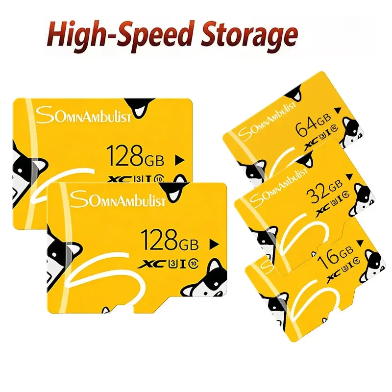 SomnAmbulist Briskish Card 128GB A1 for Mobile TV Memory Card 64GB U3 TF Card 16GB Mini SD Card 32GB U1 Memory Card