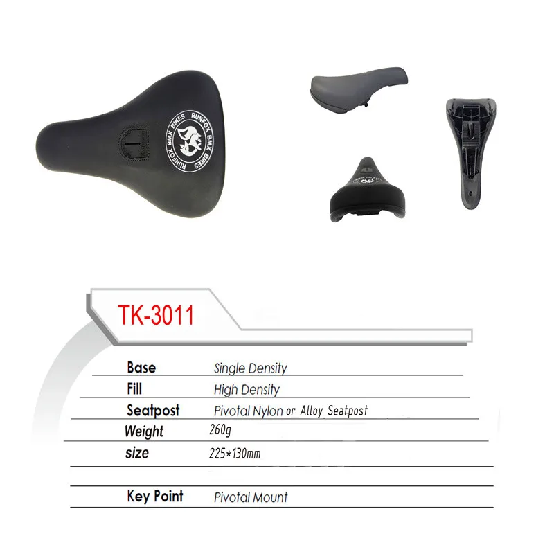 BMX BMX Upgrade Accessories: Street Bike, Dirt Slope Climbing, Bicycle Seat Cushion, Saddle, Butt Hole Seat Cushion