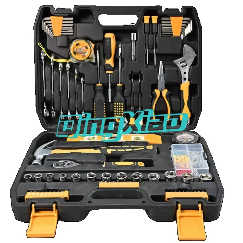 High Quality 108Pcs Auto Repair Tool Kit Portable Tool Case Combination Complete Practical Hardwares Tools Shops Repair Projects