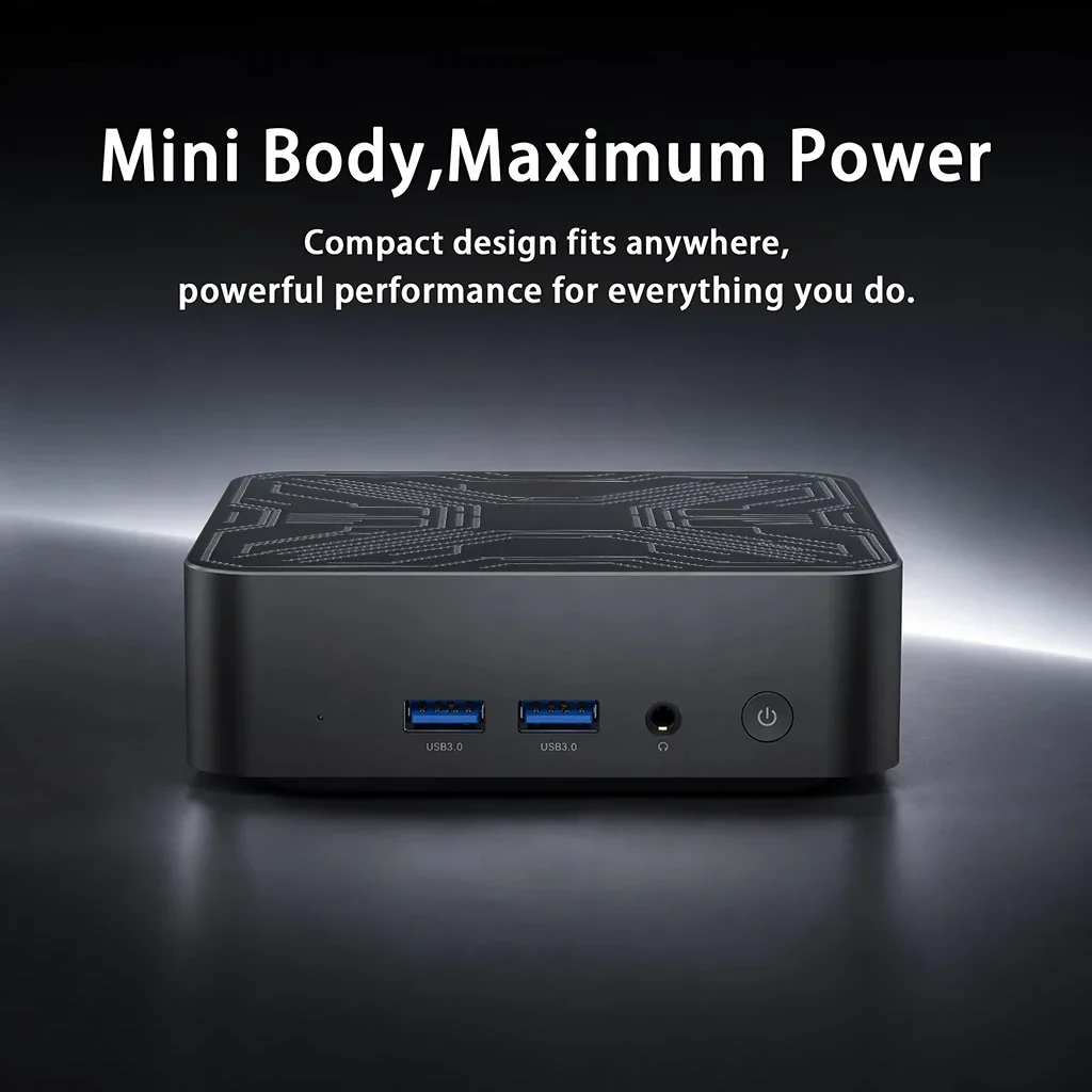 Intel Core N150  Portable Mini PC Gamer Mini Computer 16GB RAM 512GB 1TB SSD 1000M Ethernet Gaming PC Desktop