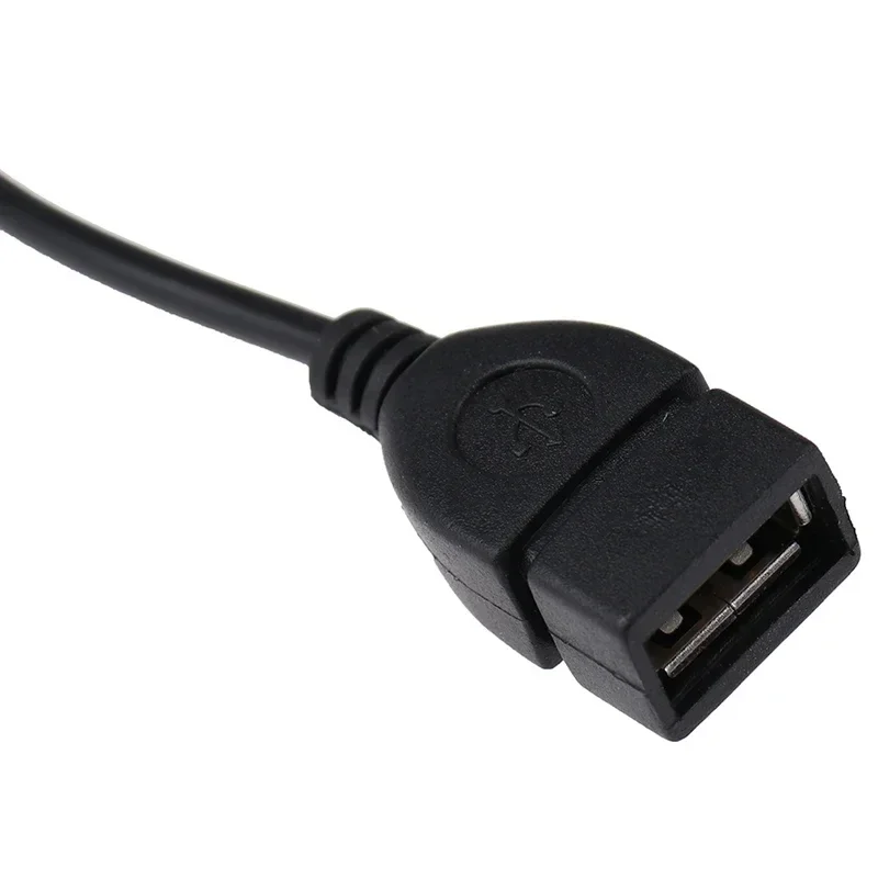 Car Audio Cable OTG Female Adaptor Aux TO USB MP3 Playback Decoder Play USB Flash Drive Music 3.5MM OTG Adaptor Cable