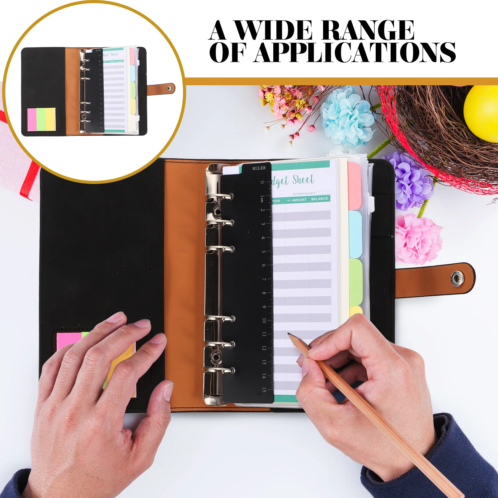 

Binder Ledger Budget for Budgeting Personal Organiser Planner Money Cash Saving Papers Practical Supplies