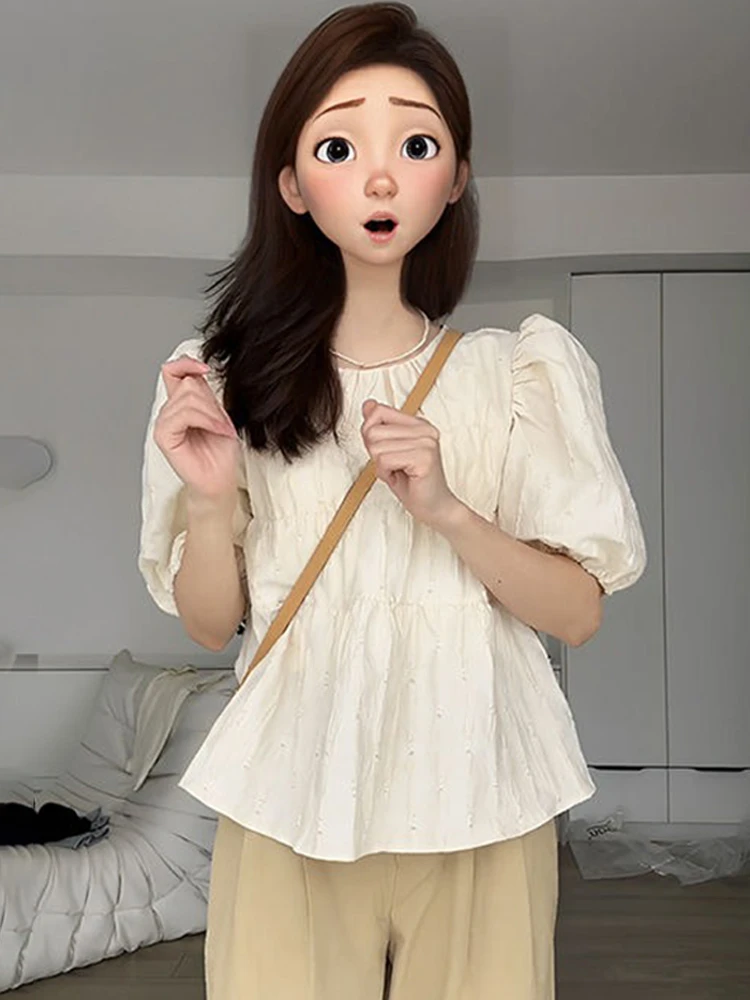 Pantaloni Larghi Casual Kaki da Donna, Nuovi Pantaloni Estivi Sottili e Larghi a Tubo Dritto, Lunghi al Ginocchio, Stile Giapponese, Vita Alta in Cotone