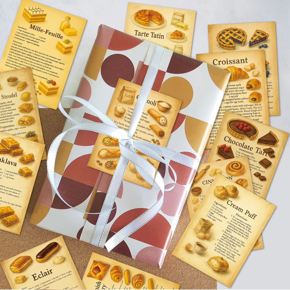 20 adet tatlı tarifi kartları, - Cocktail Recipe Book incelemesi ve fiyatı