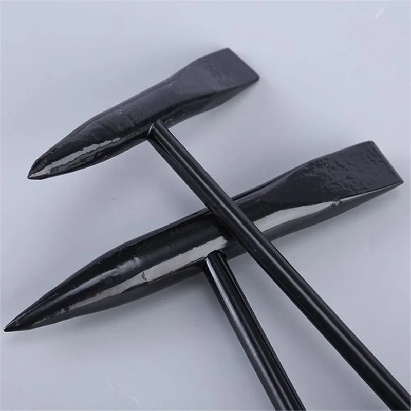 300g/500g Welding Hammers Slag Removal Tool Chipping Welding Slag Hammer with Coil Spring Handle Steel Industrial Welding Hammer