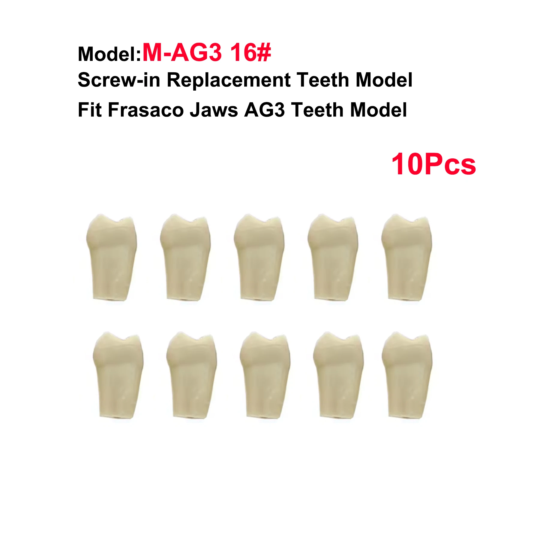 Fit Frasaco AG3 Typodont Tandheelkundige Tanden Model Volledige tanden 32 Stuks Schroef-in Praktijk Vullen Zachte Gom Gingivae tanden Training Teach