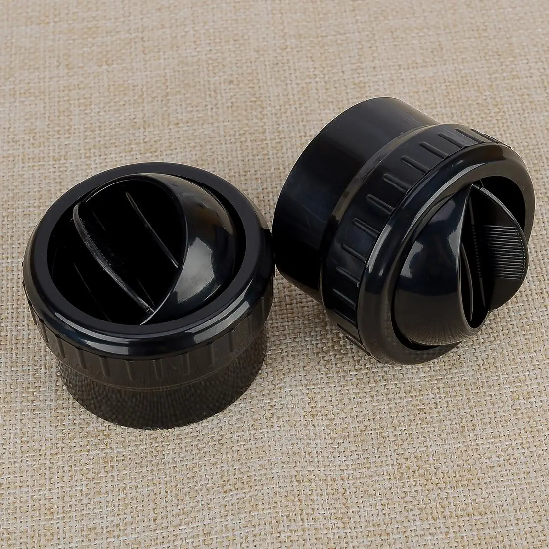 4pcs 61mm Round A/C Air Conditioning Outlet Vent For Marine Boat Yacht Bus Car Truck RV Black