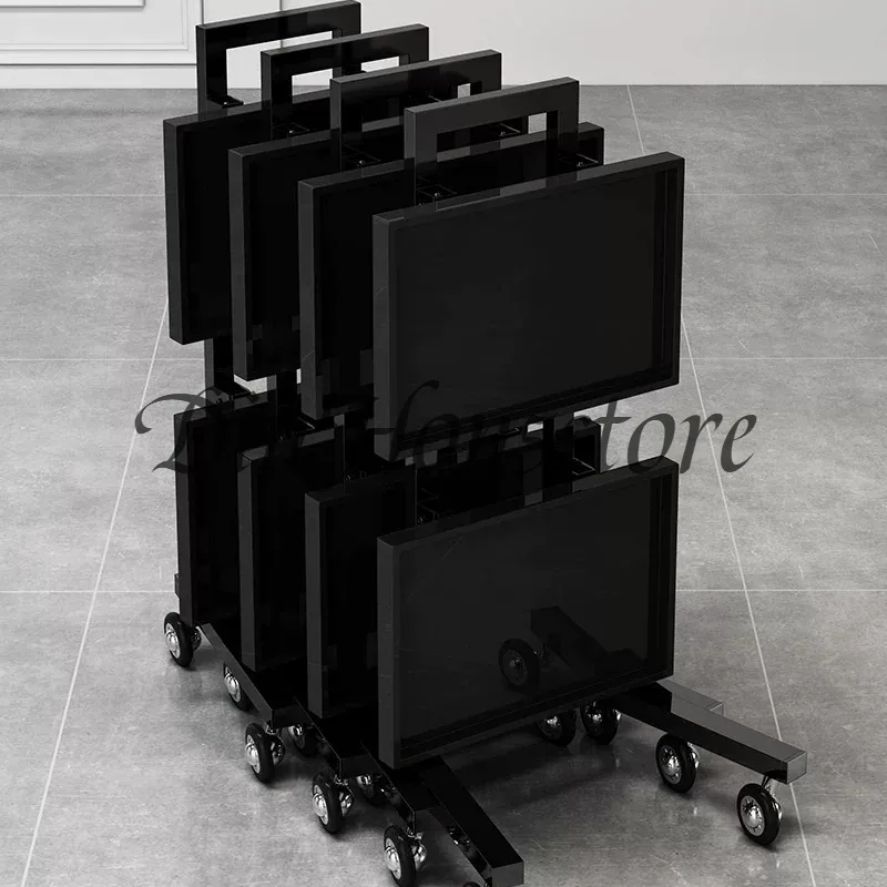 Stainless Tattoo Salon Trolley Utility Hairdresser Salon Furniture Multi-layer Barber Move Tool Cart Storage