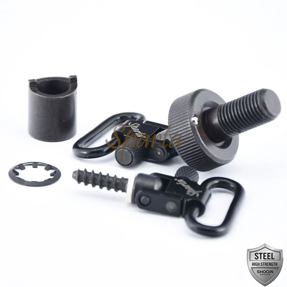 Sparta Sling Swivels For 12 Gauge Mossberg 500 1 Inch Shoulder Strap - Image 2
