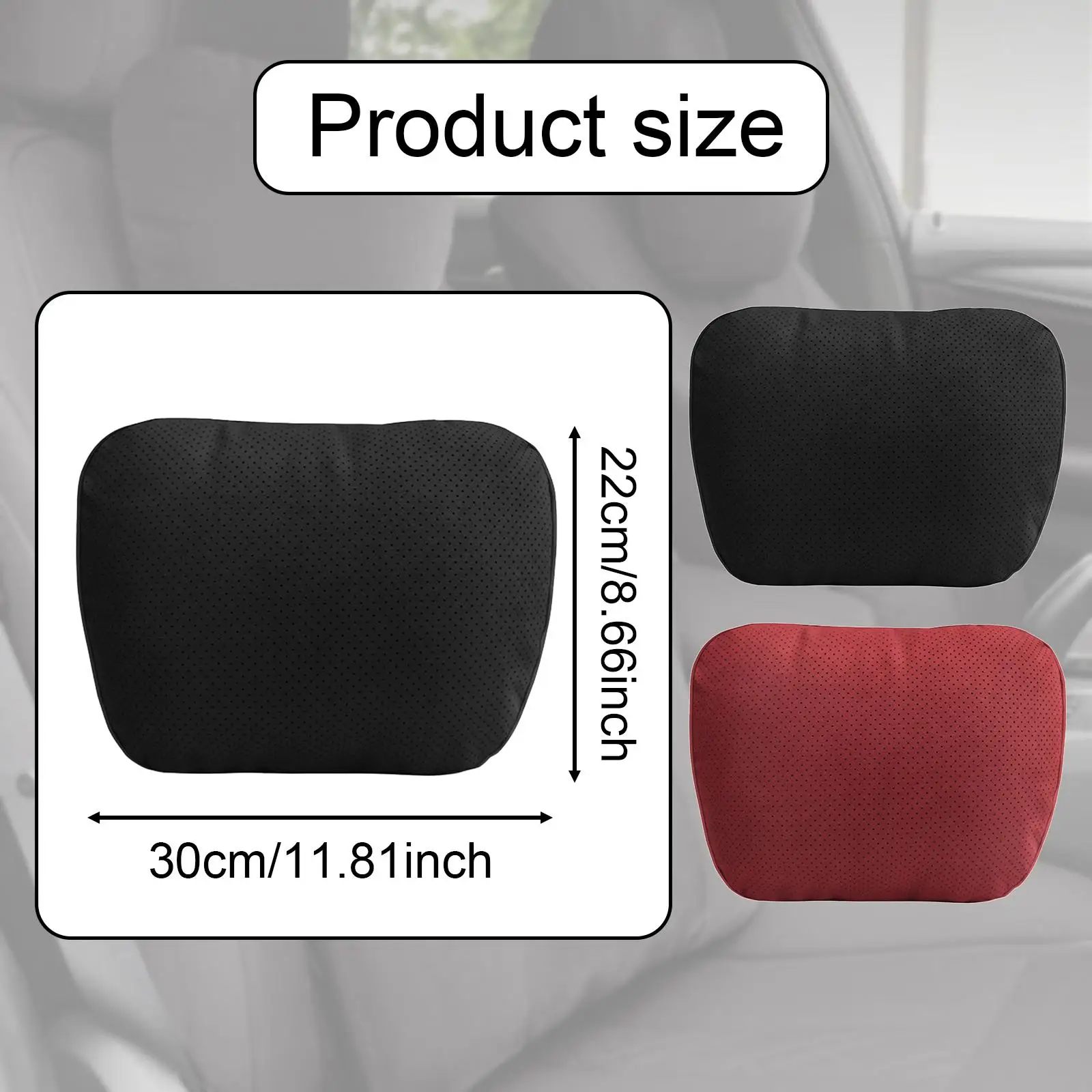 Универсальная подушка для шеи автомобиля, подушка для подголовника автомобиля, аксессуар для салона автомобиля, дышащая