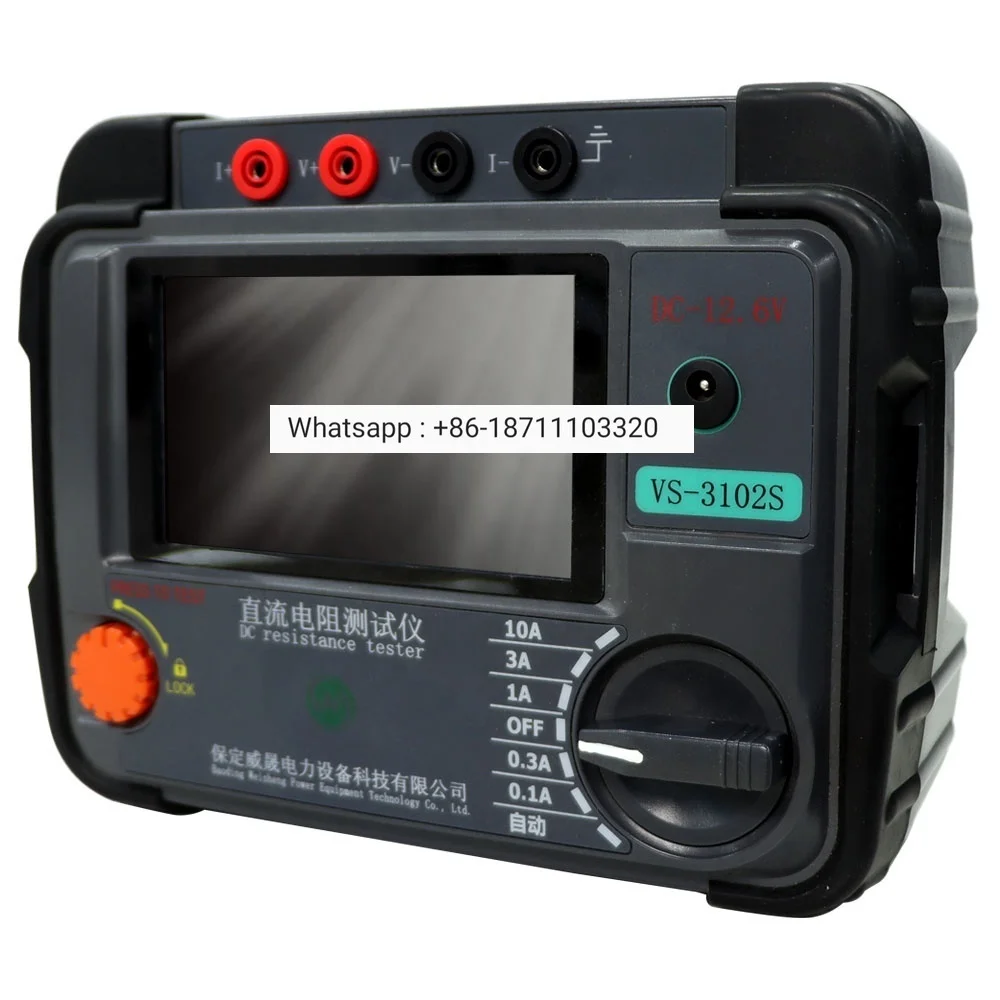 

Manufacturer 5A Milli Ohm Meter Portable Transformer Resistance Tester Machine DC Winding