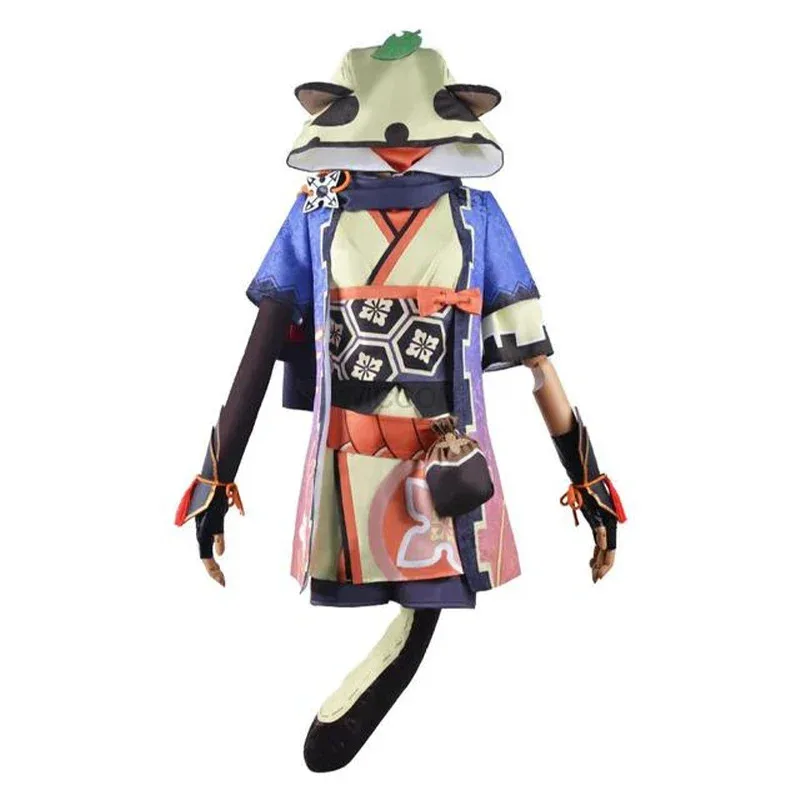 

Игра Genshin Impact Sayu Косплей Костюм для взрослых Карнавальная форма Парик Аниме Хэллоуин Вечерние костюмы для ролевых игр Женщины 4;v'5,f;6.j;8'