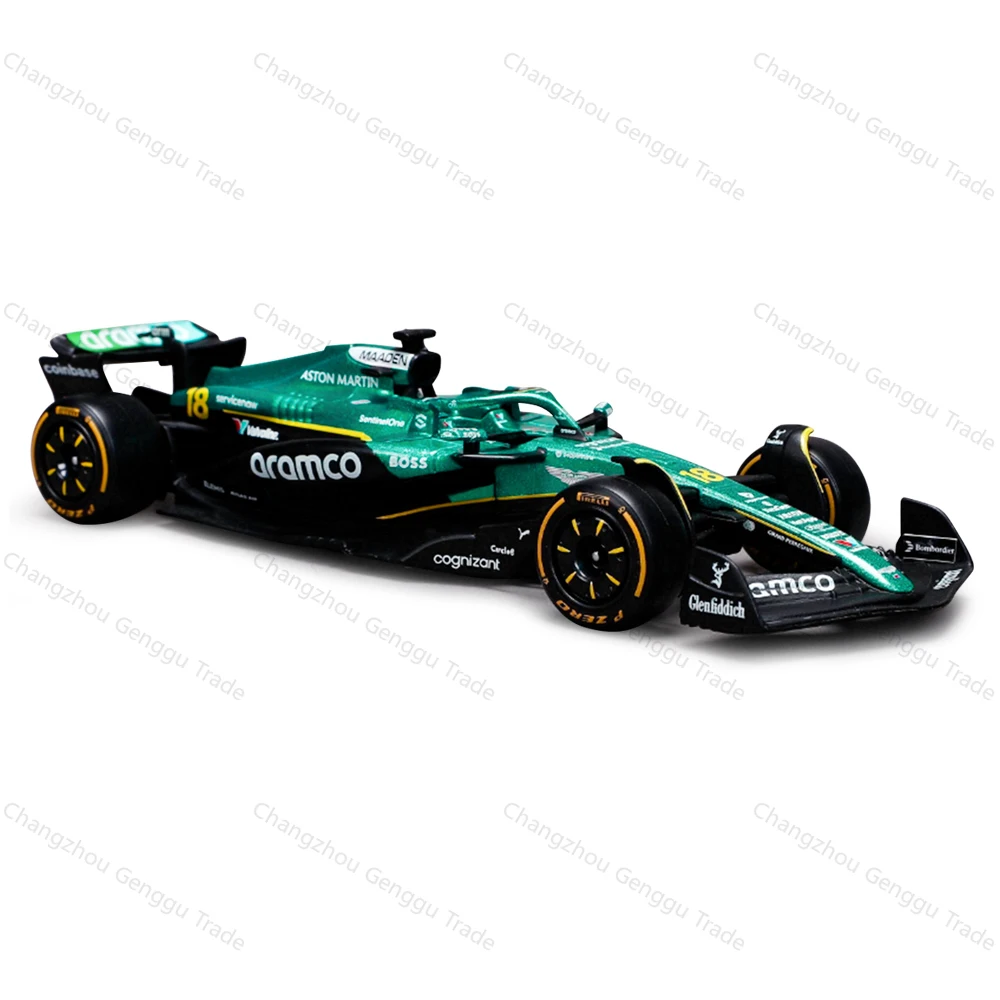 Bburago 1:43 2025 أستون مارتن AMR25 F1 صيغة سيارة يموت يلقي المركبات تحصيل نموذج سباق اللعب #4