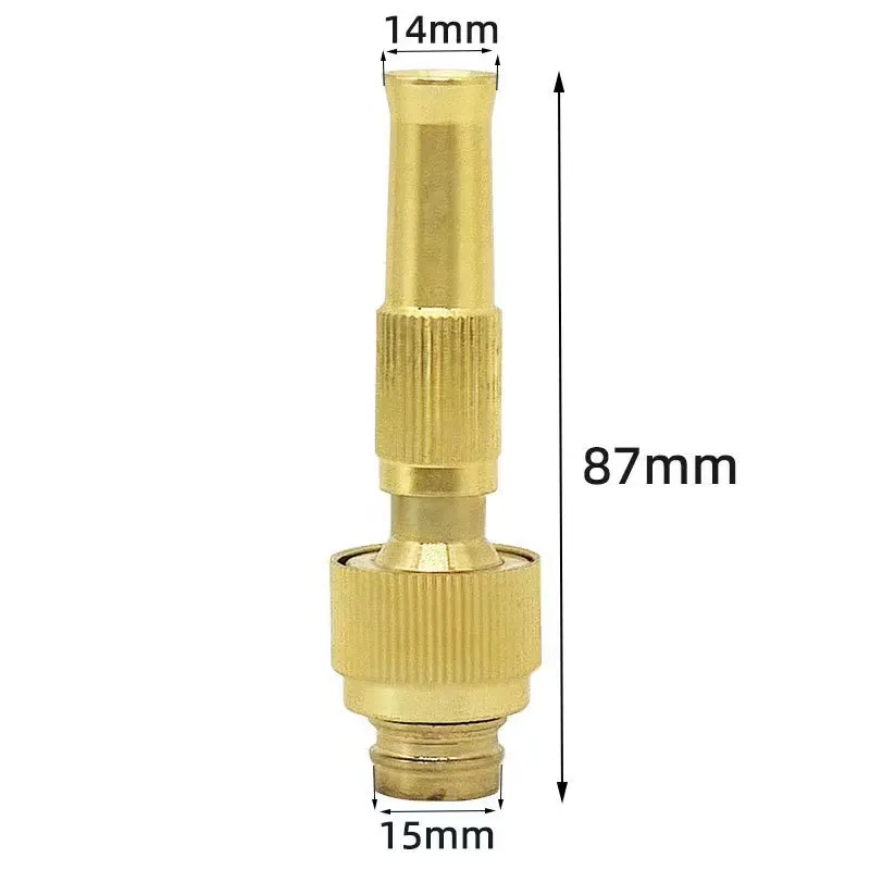 46 nozzle aluminum alloy hose connector for garden irrigation car cleaning high pressure multiple water flow options lightweight