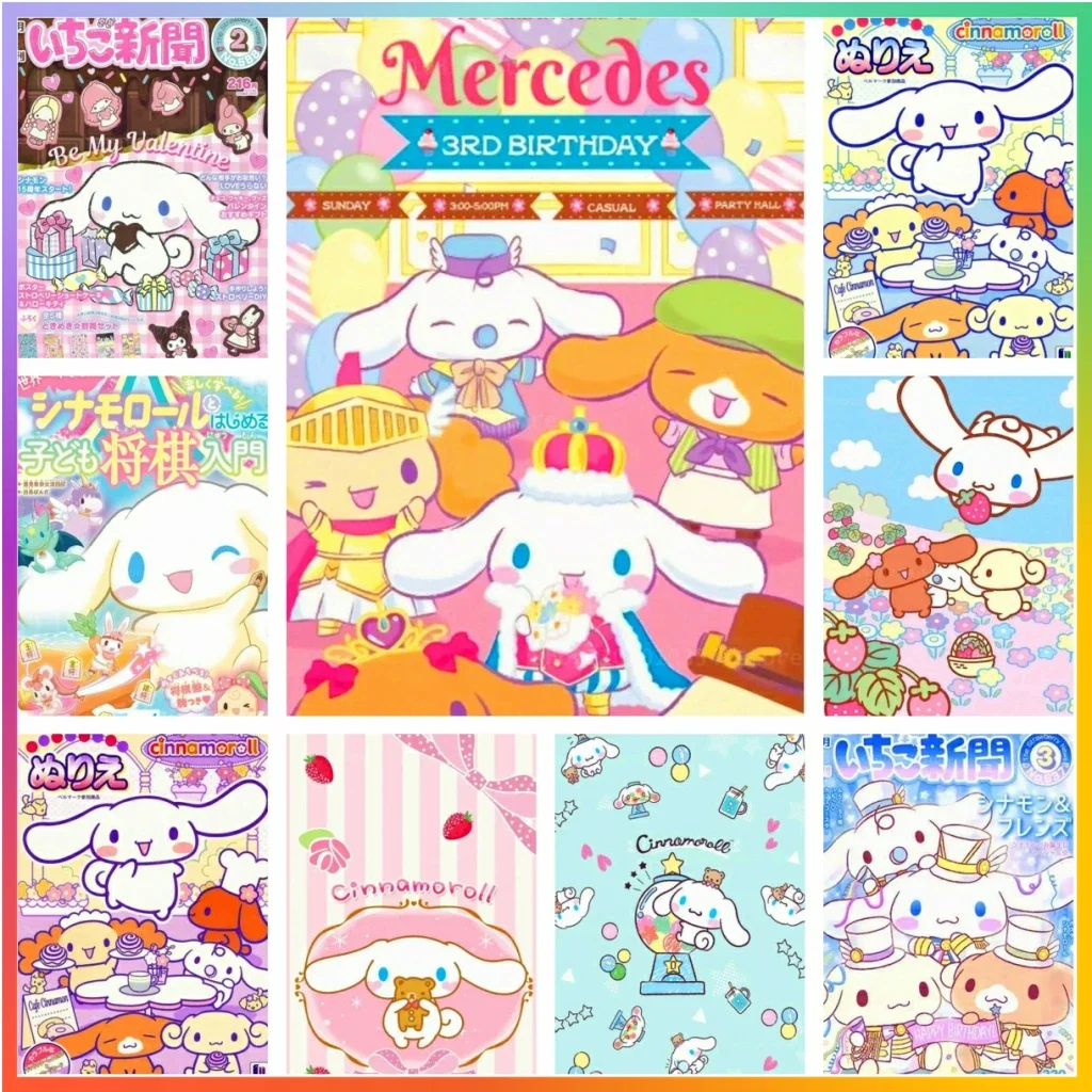 

Cinnamoroll Kawaii мультфильм милая мозаика вышивка алмазная живопись вышивка крестиком 5D DIY искусство декор для ванной комнаты ручная работа новый взрослый